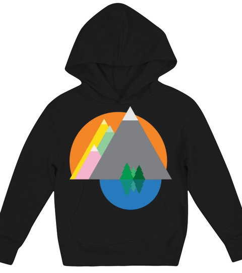 WILDERNESS - Cool Graphic Design for men and women Kids Hoodie