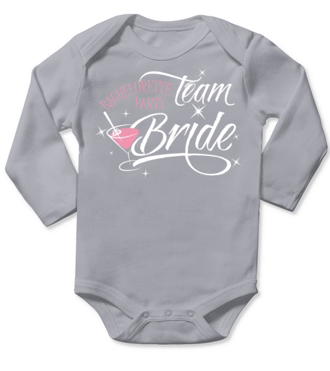 bachelorette party team bride Long Sleeve Baby One-Piece
