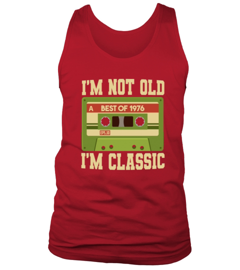 Vintage Cassette Im Not Old Im A Classic 1976 Men's Tank Top