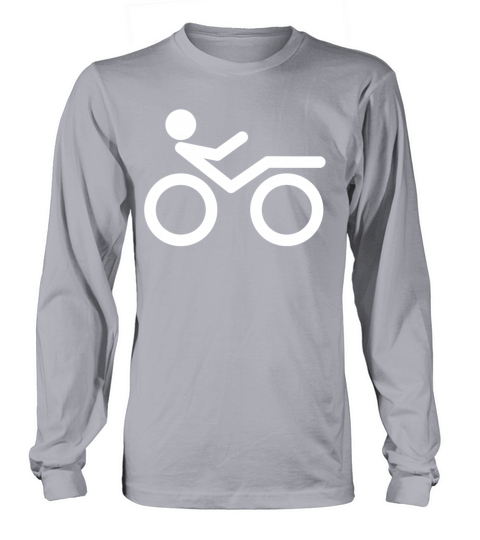 Recumbent bike white 2 Men's Long Sleeve