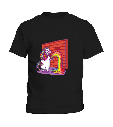 Unicorn Unicorn Peeing Rainbows Kids T-Shirt