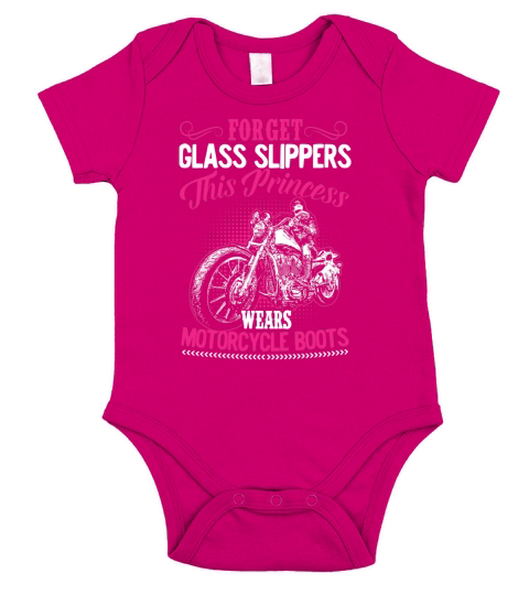 THIS PRINCESS WEARS MOTORCYCLE BOOTS Short Sleeve Baby One-Piece