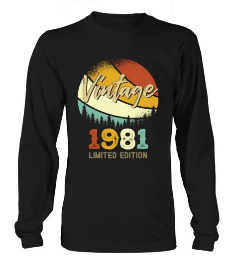 Vintage 1981 Limited Men's Long Sleeve