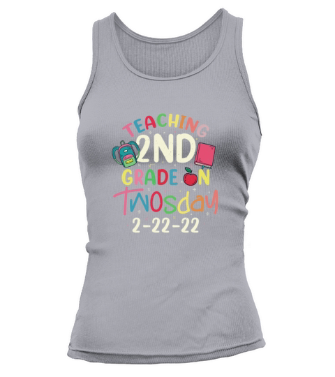 Happy Teaching Twosday 2nd Grade Teacher Happy Two Women's Tank Top