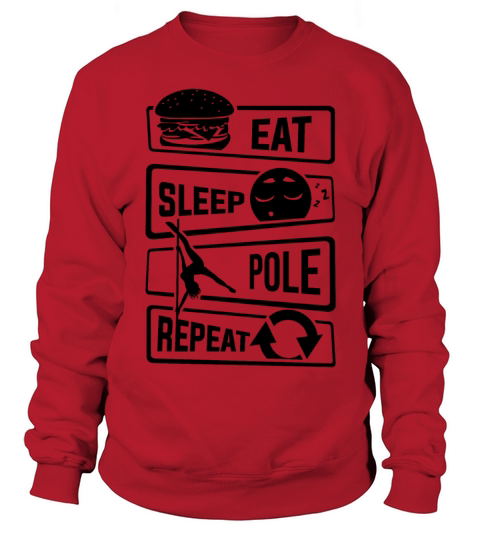 Eat Sleep Pole Dance Repeat - Poledance Dancing Women's Sweatshirt