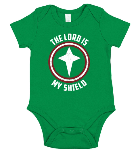 The Lord Is My Shield Short Sleeve Baby One-Piece