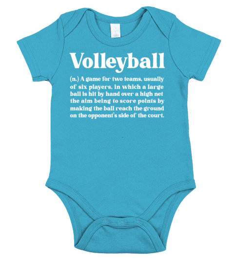 Volleyball Short Sleeve Baby One-Piece