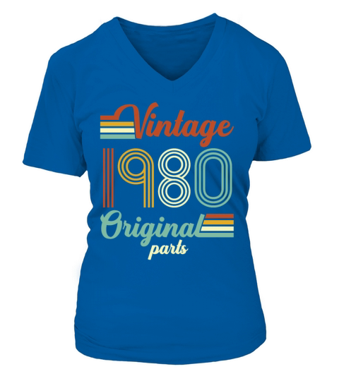 Vintage 1980 Original Women's V-Neck T-shirt