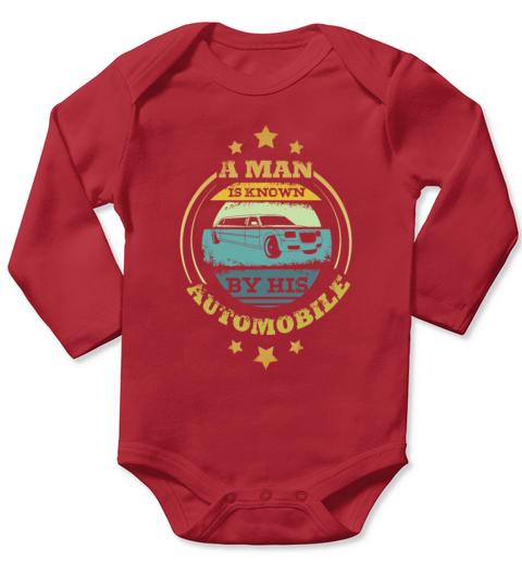 A man is known by his automobile Long Sleeve Baby One-Piece