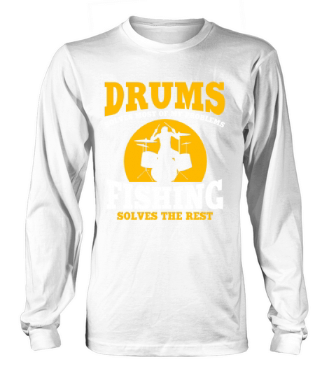 Drums And Fishing Women's Long Sleeve