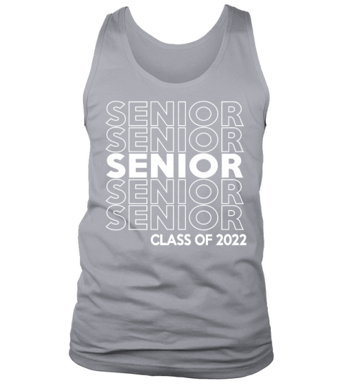 Senior Class Of 2022 Repeat Pattern Graduation Men's Tank Top