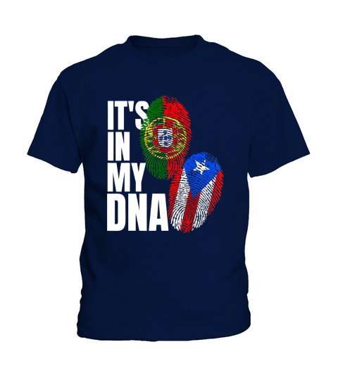 Portuguese Mix Puerto Rican DNA Flag  - Ladies Flowy Tank Kids T-Shirt