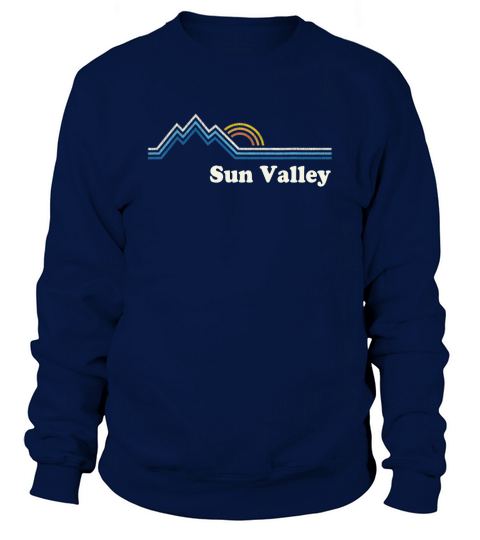 Retro Sun Valley Idaho T Shirt Vintage Sunrise Mountains Tee Sweatshirt Unisex