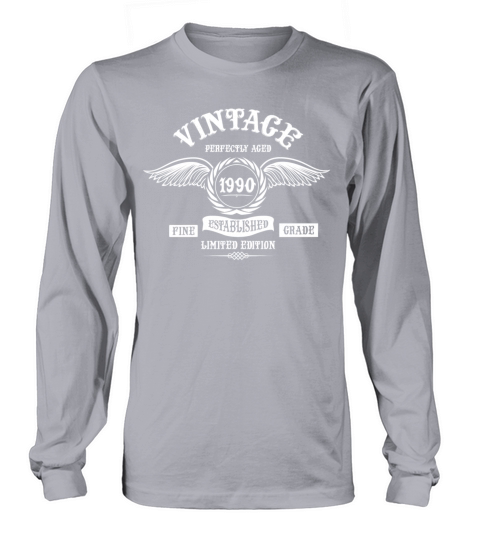 Vintage Perfectly Aged 1990 Women's Long Sleeve