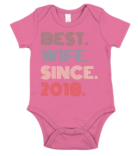 Womens 1st Wedding Anniversary Gift Wife Since Short Sleeve Baby One-Piece