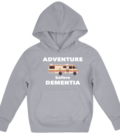 RV Funny Design - Adventure Before Dementia Kids Hoodie