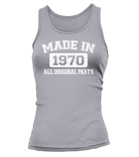 51th birthday Shirt Born Made In 1970 Gift Tee Women's Tank Top