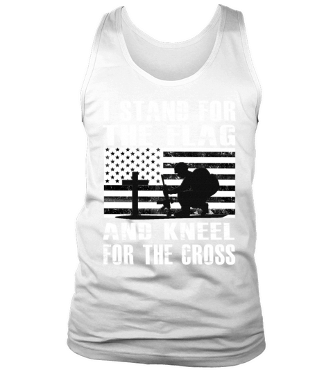 I Stand For The Flag And Kneel For The Cross Shirt Men's Tank Top
