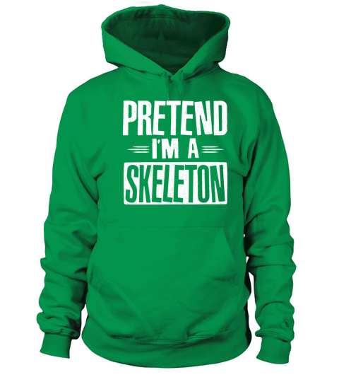 Pretend Im a Skeleton Funny Halloween Costume Women's Hoodie