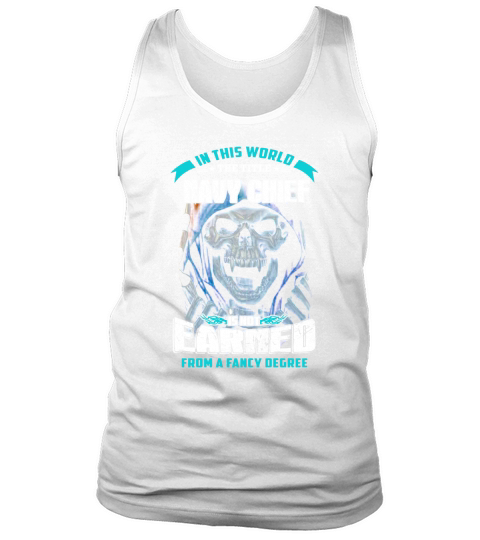 Navy chief earned from fancy degree Tank Top Unisex