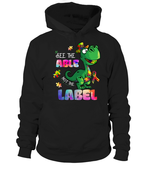 Autism Awareness Dino Hoodie Unisex
