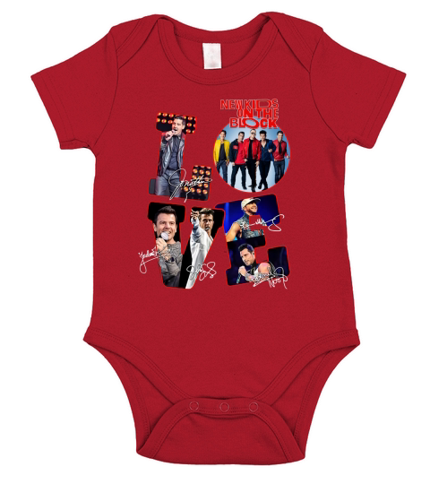 Love New Kids On The Block Signature - Baby Onesie Short Sleeve Baby One-Piece