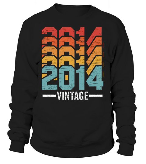 2014 Vintage Birthday Present Vintage 2014 Women's Sweatshirt