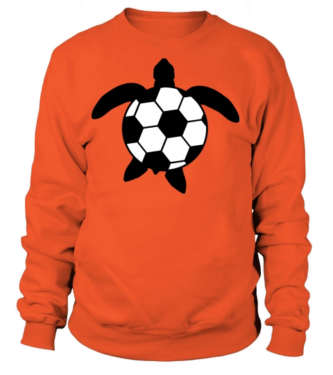 soccer play sport club ball kicker sea turtle silh Women's Sweatshirt