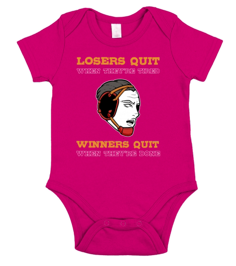 Loser Winner Quit Wrestler Or Martial Artist Gift Short Sleeve Baby One-Piece