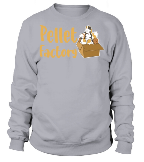 Pellet Factory Quote for a Guinea Pig Nerd Men's Sweatshirt