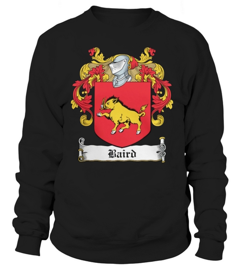 Baird Coat of Arms Irish Family Crests Sweatshirt Unisex