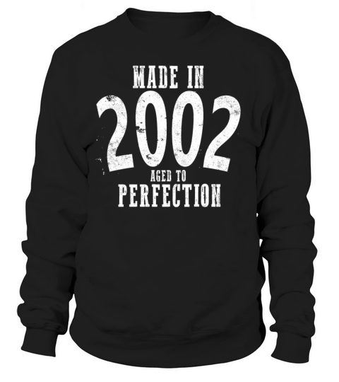 Made In 2002 Happy Birthday Shirt Women's Sweatshirt