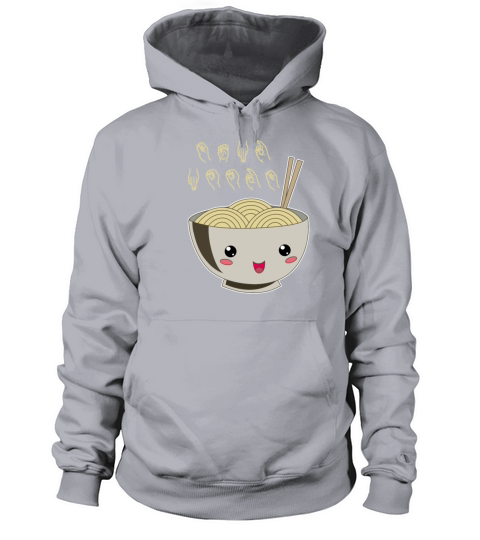 Send Noods Ramen Japanese Noodle Sign Language Women's Hoodie