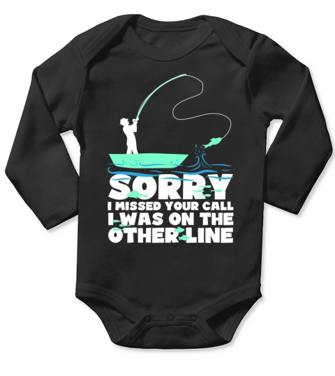 Funny Fishing Lover Fish Fisherman Gift Long Sleeve Baby One-Piece