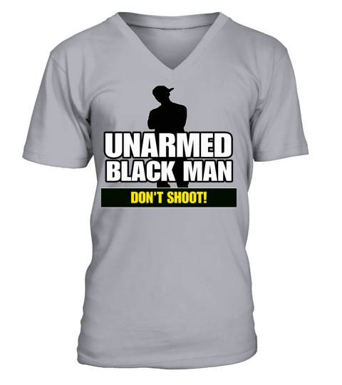 Unarmed Black Man Men's V-Neck T-shirt