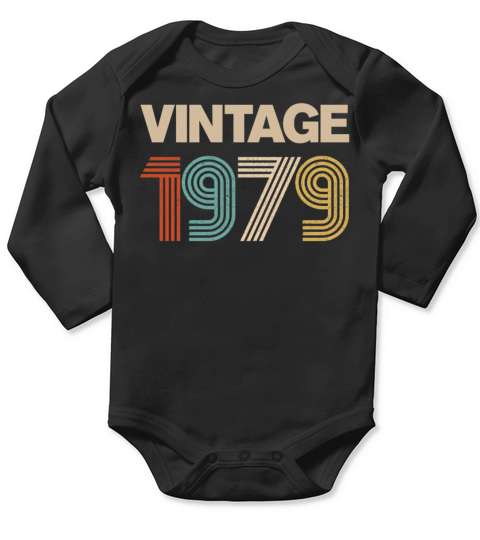Vintage 1979 Long Sleeve Baby One-Piece