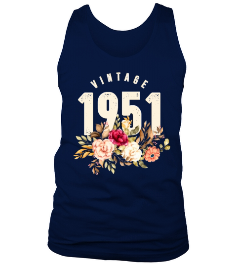 Vintage 1951 70th Birthday Est 1951 Men's Tank Top