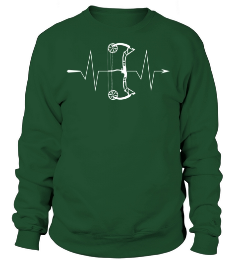 Compound Bow Archer Heartbeat Pulse Motif Women's Sweatshirt