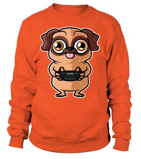 Video Games Nerd Pug Dog Gaming Gamer product Women's Sweatshirt
