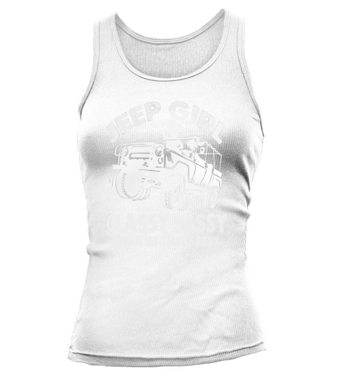 Vintage Jeep Girl Classy Sassy And A Bit Smart Assy Tank top Woman