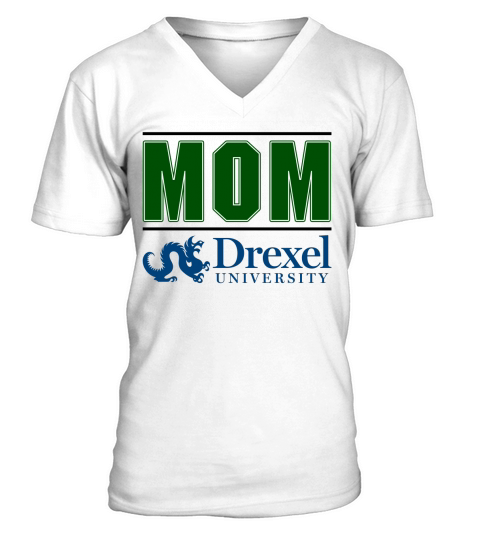 Drexel University Proud Mom Parents Day 2020 V-Neck T-shirt