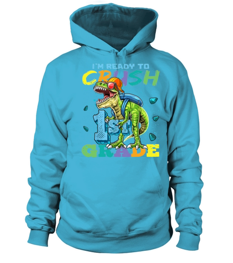 Im Ready To Crush 1st Grade T-Rex Shirt Women's Hoodie