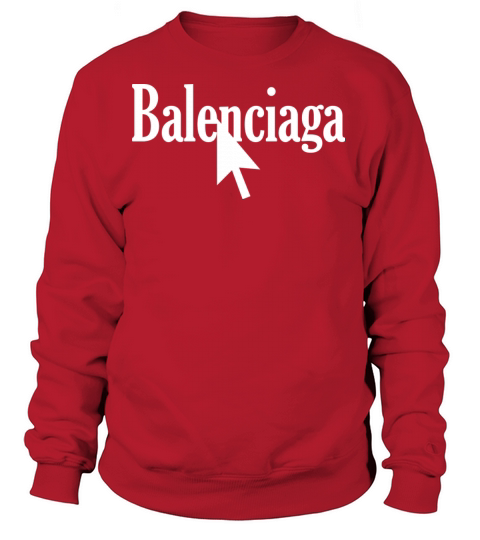 Balenciaga Red Tshirt Women's Sweatshirt