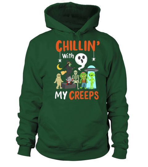 Halloween Ghost Alien Witch Women's Hoodie
