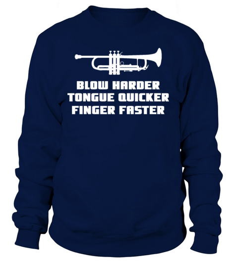 Trumpet blow music gift Women's Sweatshirt