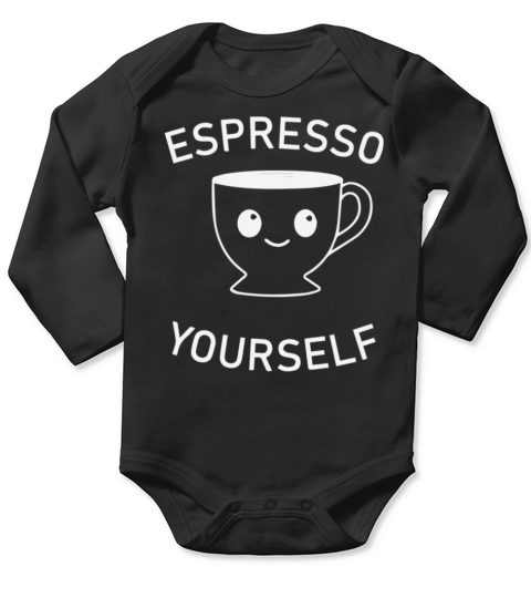 Espresso Yourself Long Sleeve Baby One-Piece