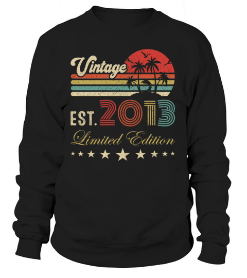 8th birthday vintage limited edition 8 birthday Women's Sweatshirt