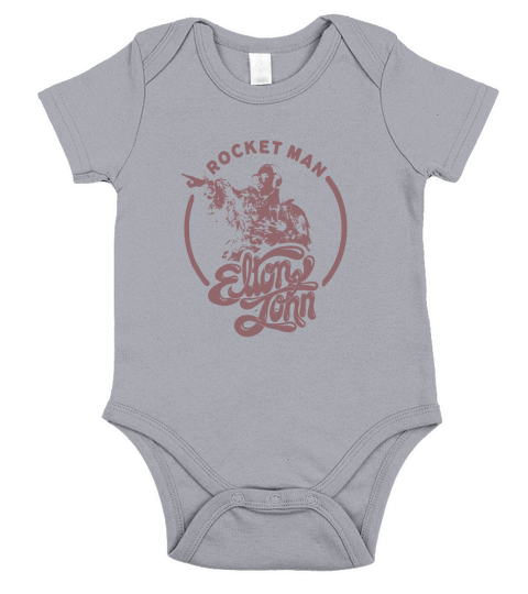 Elton John Rocketman Circle Point Short Sleeve Baby One-Piece