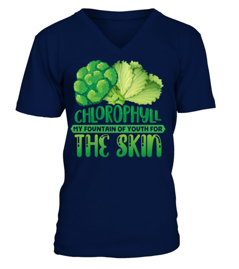 Chlorophyll Leafy Greens Vegetables Herbs Leaves Men's V-Neck T-shirt