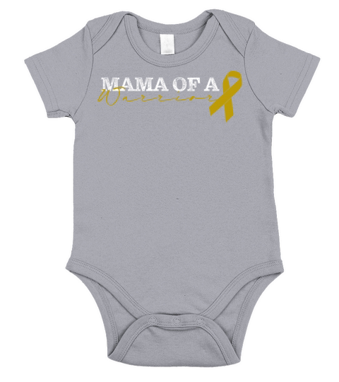 Mama of a Warrior Short Sleeve Baby One-Piece